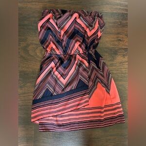 Express strapless dress size small